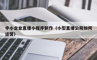 渠县中小企业直播小程序制作（小型直播公司如何运营）